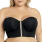 Shea Full Bust Longline Strapless Bra - Black