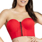 Shea Full Bust Longline Strapless Bra - Racing Red