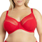 Shea Full Bust Unlined Plunge Bra - Racing Red
