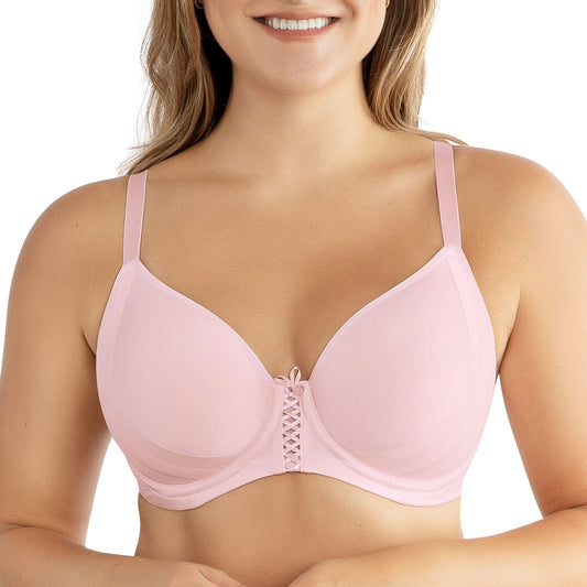 PARFAIT Shea P6061 Women's Spacer T-shirt Full Busted Bra - Petal Pink