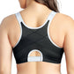 Wave Full Bust Sports Bra - Black