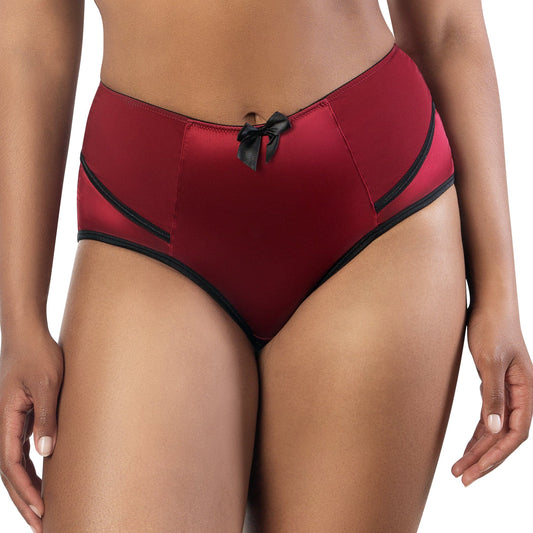 PARFAIT Charlotte 6917 Women's Full Figured Curvy High Waist Brief Vintage  - Rio Red