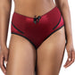 PARFAIT Charlotte 6917 Women's Full Figured Curvy High Waist Brief Vintage  - Rio Red