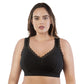Dalis Wire-Free Full Bust Bralette - Black