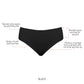 PARFAIT Bonded Hipster PP505 with No Visible Panty Lines - Black
