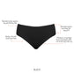 Bonded Hipster No Panty Line - Black