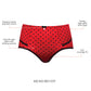 Charlotte High Waist Vinatge Brief - Racing Red Dot