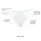 PARFAIT Micro Dressy PP306 French Cut High Waisted Sexy Sheer Panties - Pearl White
