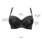 PARFAIT Charlotte 6901 Women's Full Busted and Full Figured Sexy Padded Bra - Black