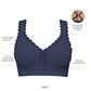 Dalis Wire-Free Full Bust Bralette - Navy