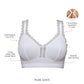 Dalis Wire-Free Full Bust Bralette - Pearl White