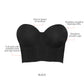 PARFAIT Elissa P50116 Women's Full Bust and Full Figure Strapless Longline Bra  - Black