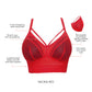 Mia Wire-Free Full Bust Padded Bralette - Racing Red