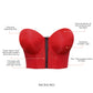 PARFAIT Shea P60671 Women's Full Bust and Full Figure Strapless Longline Bra - Racing Red