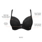 Shea Full Bust Unlined Plunge Bra - Black