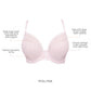 PARFAIT Shea P6062 Women's Full Bust Mesh Plunge Unlined Wired Bra - Petal Pink
