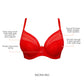 Shea Full Bust Unlined Plunge Bra - Racing Red