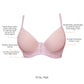 Shea Full Bust T-Shirt Bra - Petal Pink