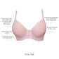 PARFAIT Shea P6061 Women's Spacer T-shirt Full Busted Bra - Petal Pink