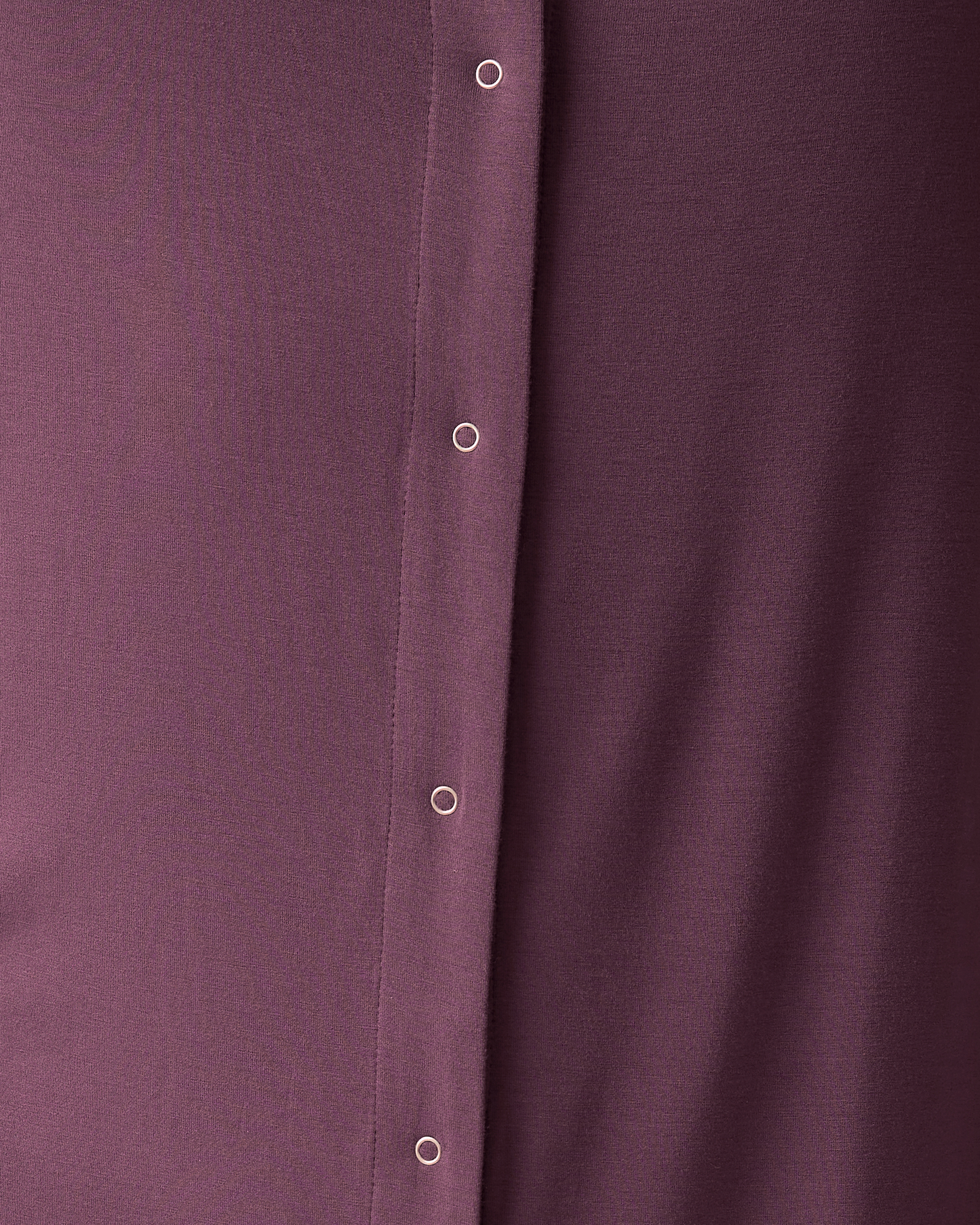 Ruffle Strap Labor & Delivery Gown | Burgundy Plum