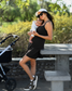 Stevie Active Racerback Nursing Dress | Black