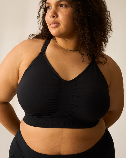 Sublime® Nursing Sports Bra | Black