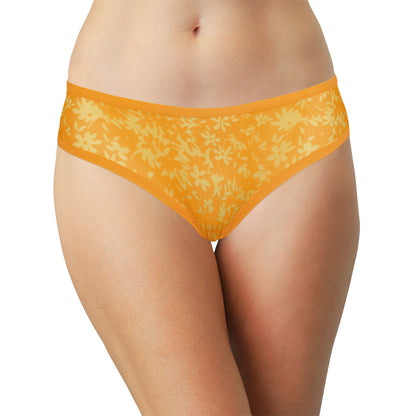 Sunny Poppy Mesh Thong – Lightweight & XS–2X