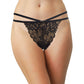 Lace Thong with Elastic Straps, XS- 2X