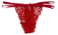 Lace Thong with Elastic Straps, XS- 2X