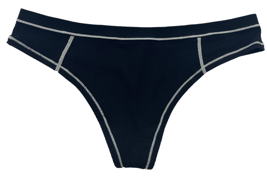 Modal Thong with Contrast Stitch, XS-2X
