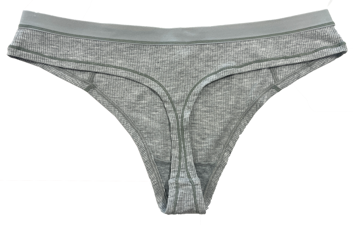 Modal Thong with Contrast Stitch, XS-2X