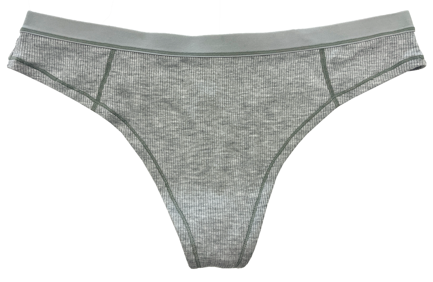 Modal Thong with Contrast Stitch, XS-2X