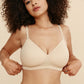 Moonrise Pocketed T‑Shirt Bra - Buff