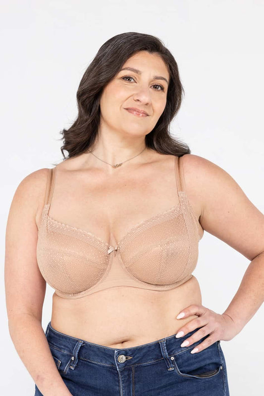 Sierra FlexWire Balconette Lace Bra, D-G Cup