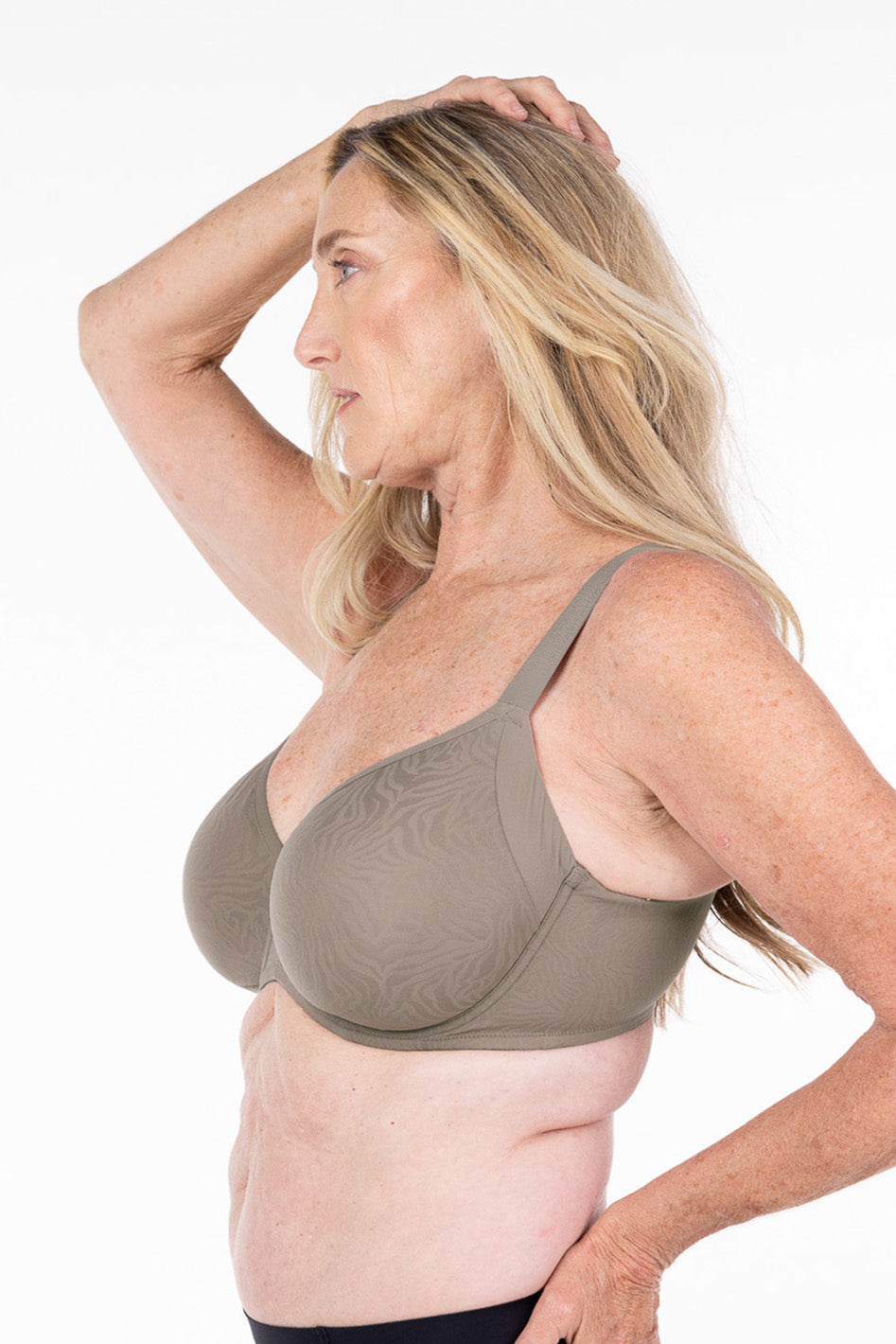 Sidney FlexWire Molded Unpadded Demi Bra, D-H Cup