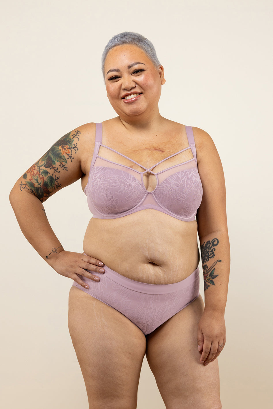 Harper Smooth Lace FlexWire Bra (Eco) - C-H Cup