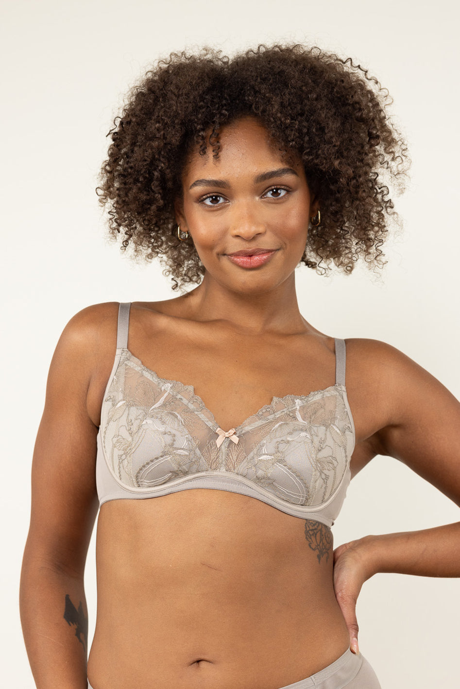 Chloe UniWire Lightly Padded Demi Cup Bra - A-D Cup