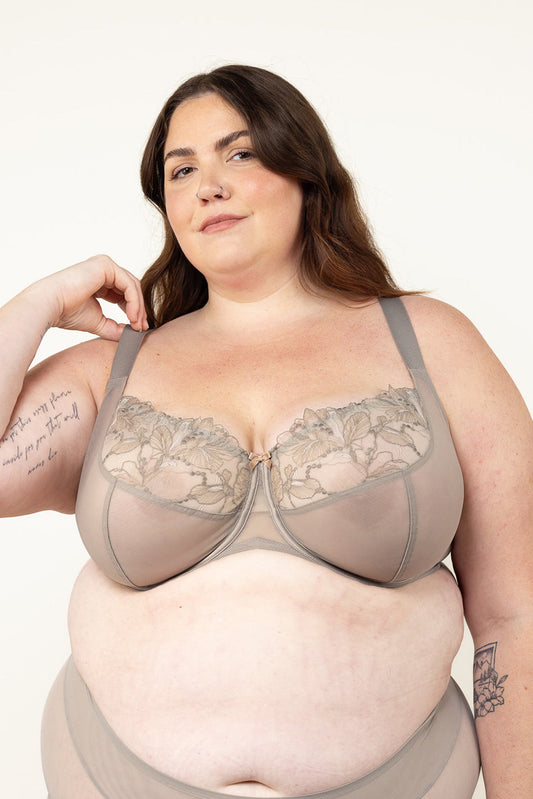 Penny FlexWire Unpadded Balconette Lift Bra, DD-K Cup