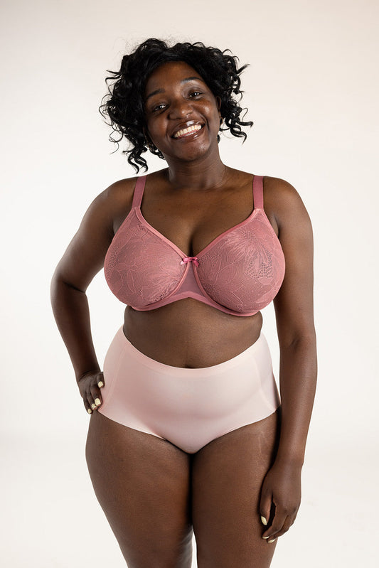 Nora FlexWire Unpadded Lace Full Coverage Bra - D-J Cup