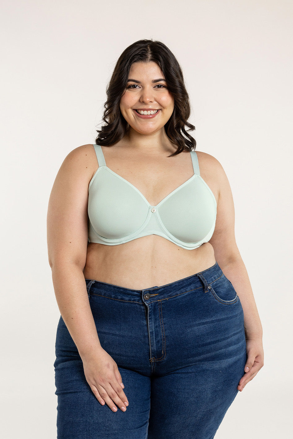 Cooling FlexWire Unpadded Demi Bra - D-H Cup