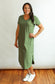 FINAL SALE Invisible Zipper Midi Breastfeeding T-Shirt Dress