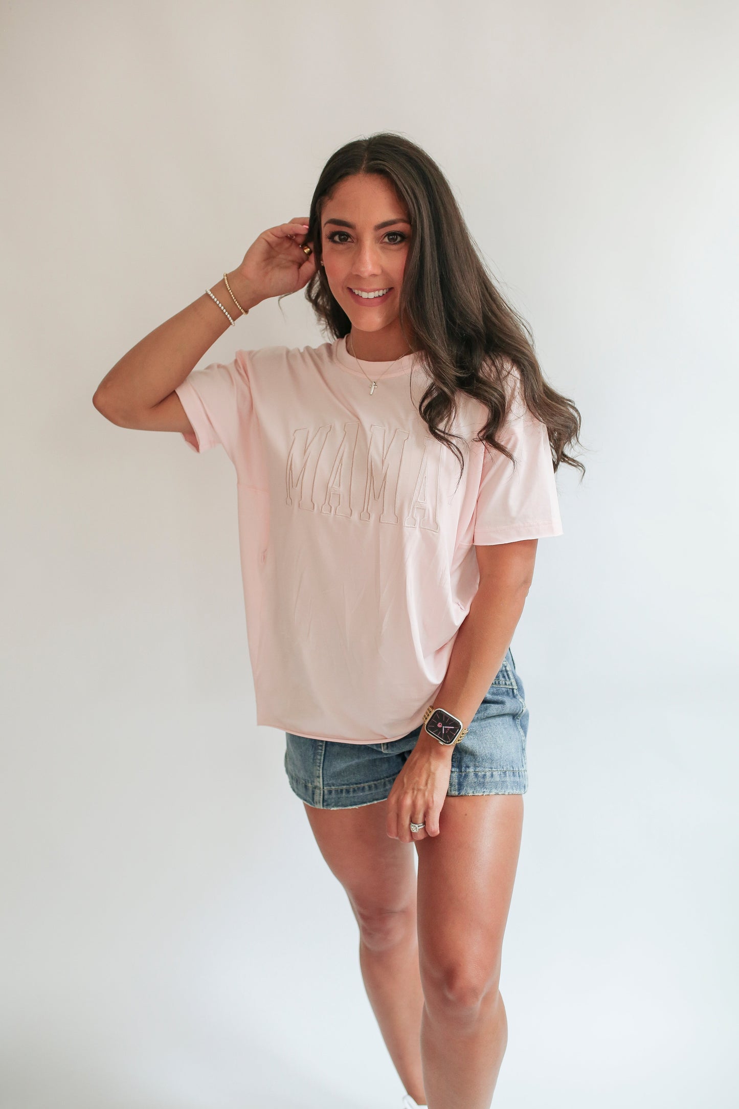 Relaxed Fit Zip Breastfeeding Tee
