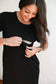 Breastfeeding Invisible Zipper T-Shirt Dress