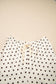 Polka Dot Waffle Knit Top and Pants Lounge Set