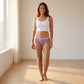 Pretty Lace Bikini with Laser Cut Waistband