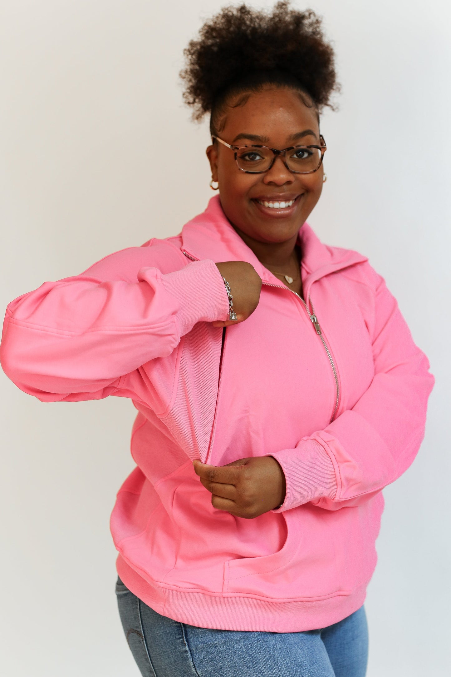 FINAL SALE Oversized Scuba Breastfeeding Sweatshirt