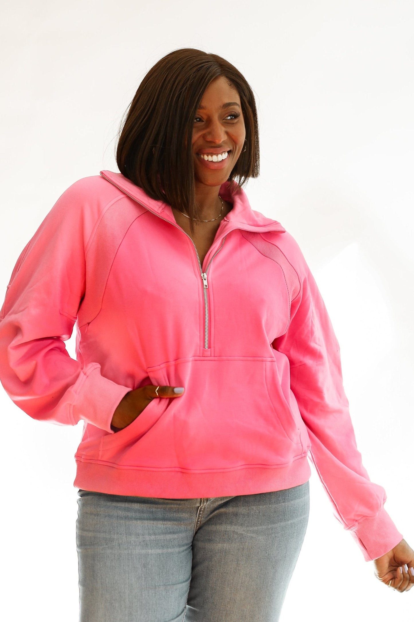 FINAL SALE Oversized Scuba Breastfeeding Sweatshirt