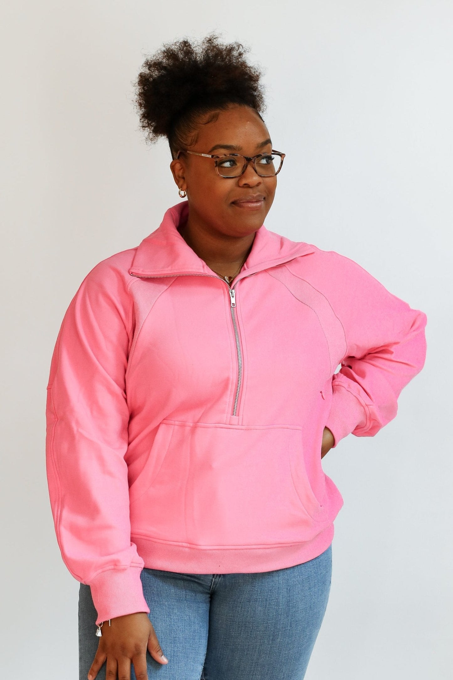 FINAL SALE Oversized Scuba Breastfeeding Sweatshirt