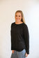 FINAL SALE - Free Flowing Long Sleeve Nursing Top