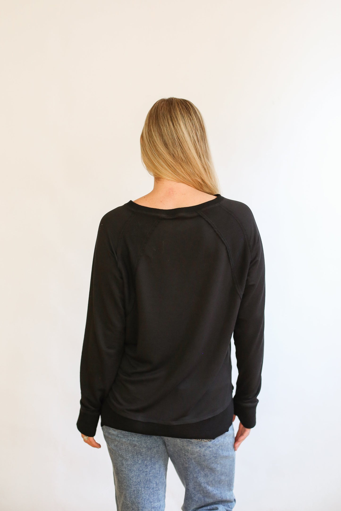 FINAL SALE - Free Flowing Long Sleeve Nursing Top